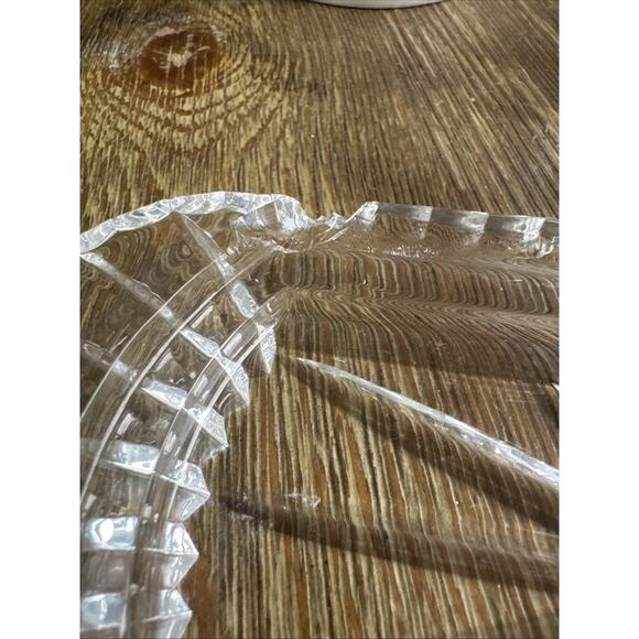 Miller Rogaska Crystal Butter Dish 7.5" w/ Cover Richmond Pattern Signed. READ - Picture 9 of 10